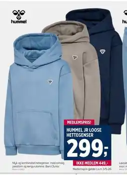 Sport 1 HUMMEL JR LOOSE HETTEGENSER tilbud