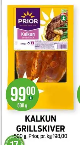 Kiwi KALKUN GRILLSKIVER tilbud