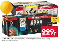 Rusta Sheba våtfôr, katt tilbud