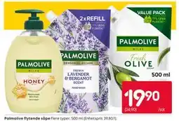 Rusta Palmolive flytende såpe tilbud