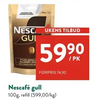 Jacobs Nescafé gull tilbud