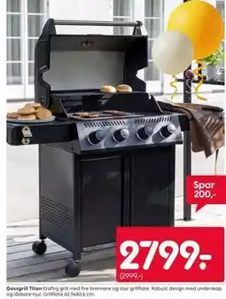 Rusta Gassgrill Titan tilbud