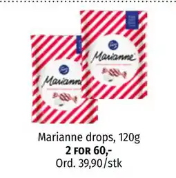 Nille Marianne drops, 120g tilbud