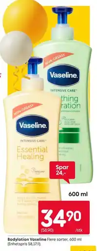 Rusta Bodylotion Vaseline tilbud