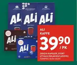 Jacobs ALI KAFFE tilbud