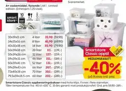 Rusta Smartstore Classic oppbevaringsbokser, Medlemspris tilbud
