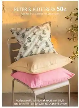 Nille Zara putetrekk I lin tilbud