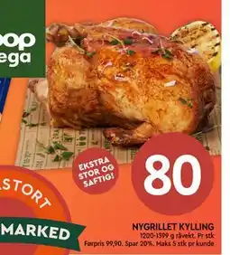 Coop Mega NYGRILLET KYLLING tilbud