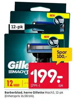 Rusta Barberblad, herre Gillette tilbud