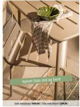 Nille Oslo metallstol tilbud