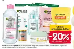 Rusta Garnier ansiktsprodukter tilbud