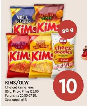Coop Mega KIMS/OLW tilbud