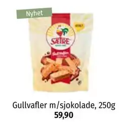 Nille Gullvafler m/sjokolade, 250g tilbud