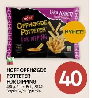 Coop Mega HOFF OPPHØGDE POTTETER FOR DIPPING tilbud