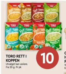 Coop Mega TORO RETT I KOPPEN tilbud