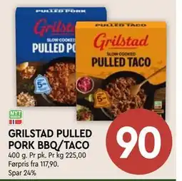 Coop Mega GRILSTAD PULLED PORK BBQ/TACO tilbud