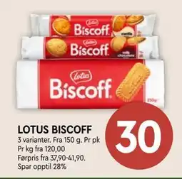Coop Mega LOTUS BISCOFF tilbud