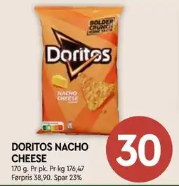 Coop Mega DORITOS NACHO CHEESE tilbud