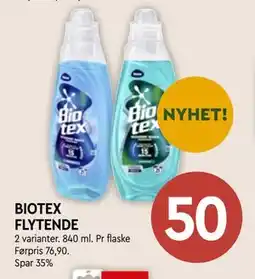 Coop Mega BIOTEX FLYTENDE tilbud