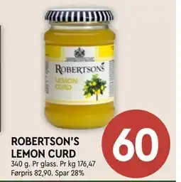 Coop Mega ROBERTSON'S LEMON CURD tilbud