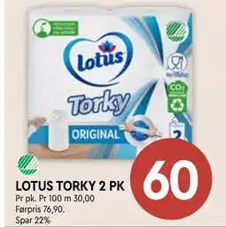 Coop Mega LOTUS TORKY 2 PK tilbud