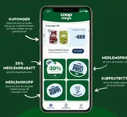 Coop Mega MEDLEMSKUPP tilbud