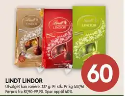Coop Mega LINDT LINDOR tilbud