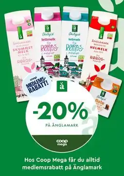 Coop Mega 20% på Änglamark tilbud