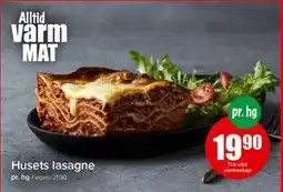Spar Husets lasagne tilbud