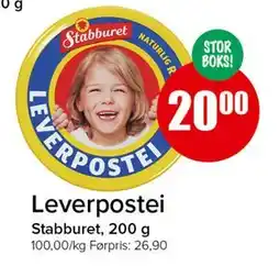 Spar Leverpostei tilbud