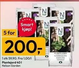 Gigaboks Plantejord 40 l tilbud