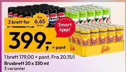 Gigaboks Brusbrett 20 x 330 ml tilbud