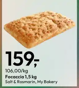 Gigaboks Focaccia 1,5 kg tilbud