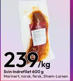 Gigaboks Svin Indrefilet 600 g tilbud