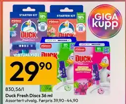 Gigaboks Duck Fresh Discs 36 ml tilbud