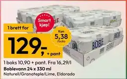 Gigaboks Boblevann 24 x 330 ml tilbud