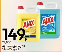 Gigaboks Ajax rengjøring 5 l tilbud