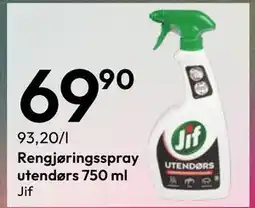 Gigaboks Rengjøringsspray utendørs 750 ml tilbud