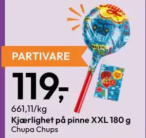 Gigaboks Kjærlighet på pinne XXL 180 g tilbud