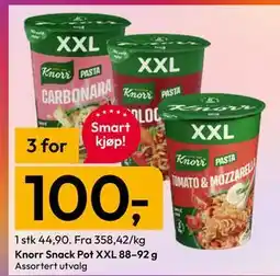 Gigaboks Knorr Snack Pot XXL 88–92 g tilbud