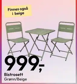 Gigaboks Bistrosett tilbud