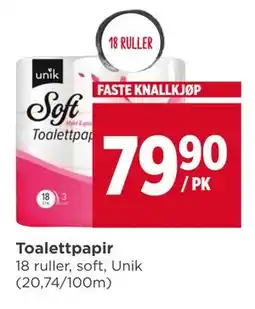 Meny Toalettpapir tilbud