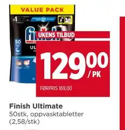Meny Finish Ultimate tilbud