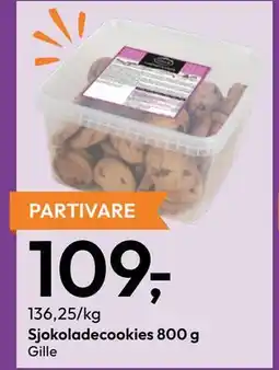 Gigaboks Sjokoladecookies 800 g tilbud