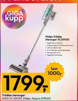 Gigaboks Trådløs støvsuger tilbud