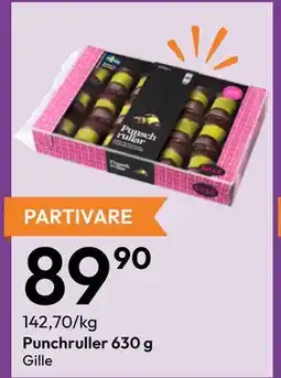 Gigaboks Punchruller 630 g tilbud