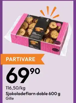 Gigaboks Sjokoladeflarn doble 600 g tilbud