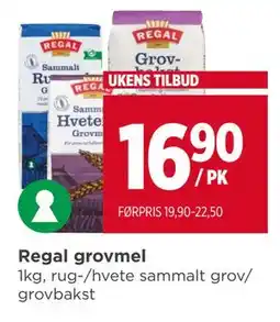 Meny Regal grovmel tilbud