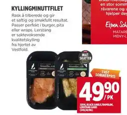 Meny KYLLINGMINUTTFILET tilbud