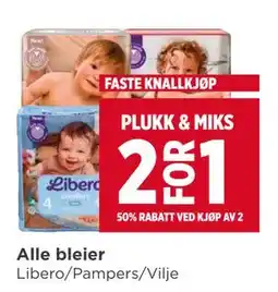 Meny Alle bleier tilbud